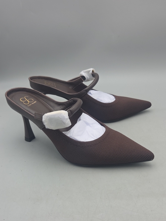 Cosy Island Shoes - Cozy Island Women’s Brown Pointed Toe Heeled Mules Women 5